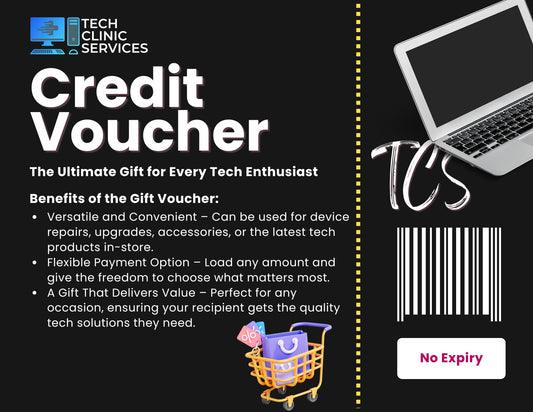 Tech Clinic Services Computer Repair - Credit Gift Card